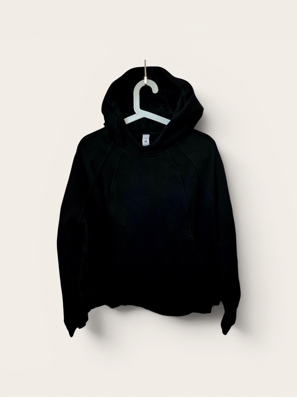 Lululemon Athletica Black Scuba Oversized Side-Slit Hoodie - M/L